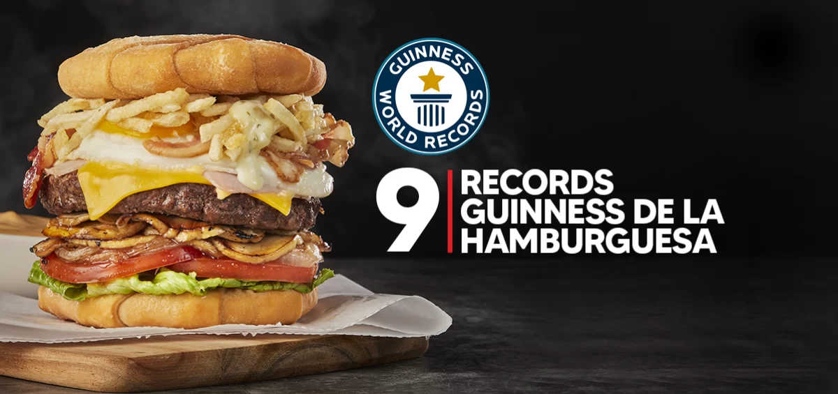 9 RECORDS GUINNESS DE LA HAMBURGUESA