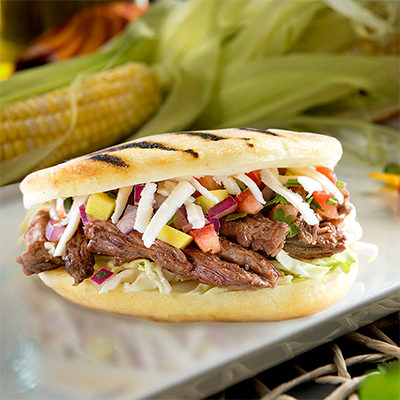 AREPA DE CARNE ASADA