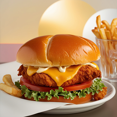 CRISPY CHICKEN BURGER