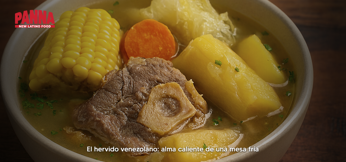 El hervido venezolano alma caliente de una mesa fría copia
