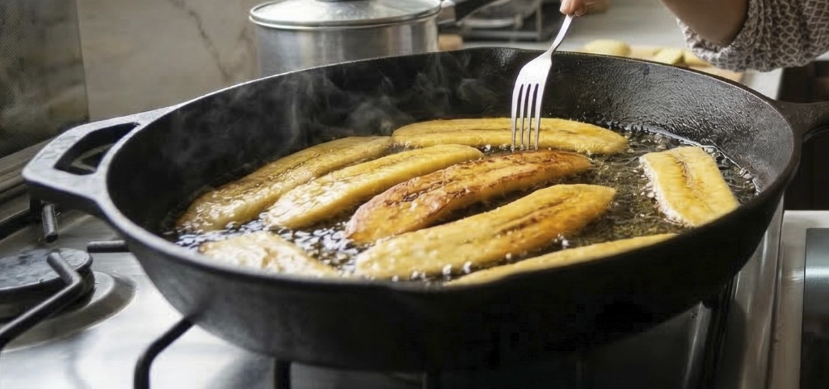 Plantain in venezuelan cuisine ripening, cuts, and technique that define the final result