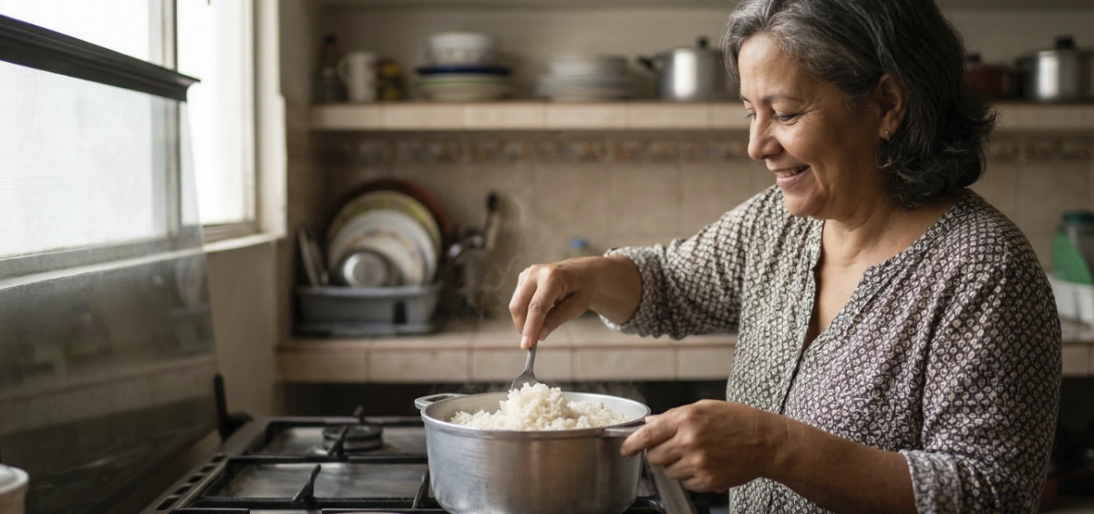Venezuelan white rice technique, moisture control, and why it defines the entire plate